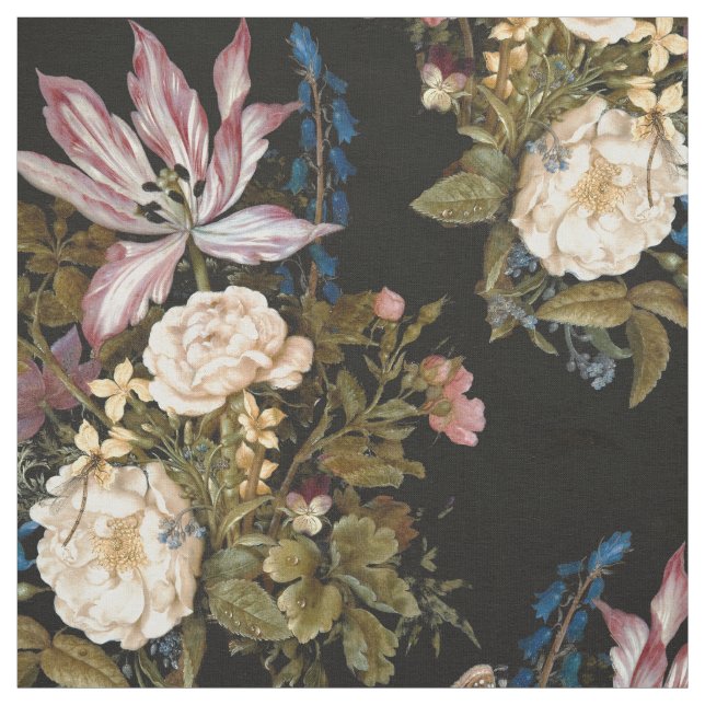 Dark Garden Floral Stoff (Muster)