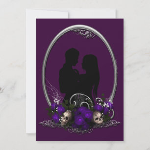 Dark Gewerkschaft Vampire Goth Wedding Einladung