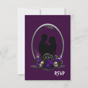 Dark Gewerkschaft Vampire Goth Wedding RSVP Karte