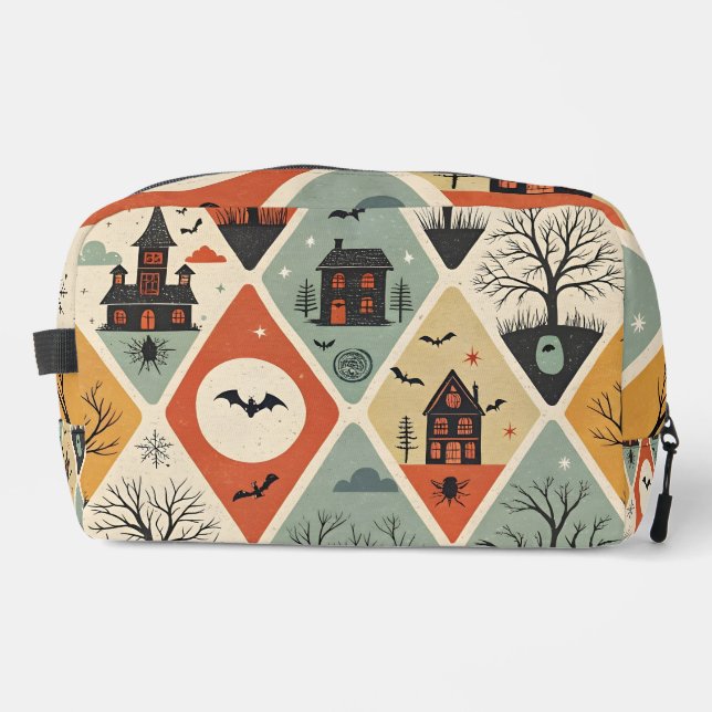 Dark ghost pattern waschbeutel (Vorderseite)