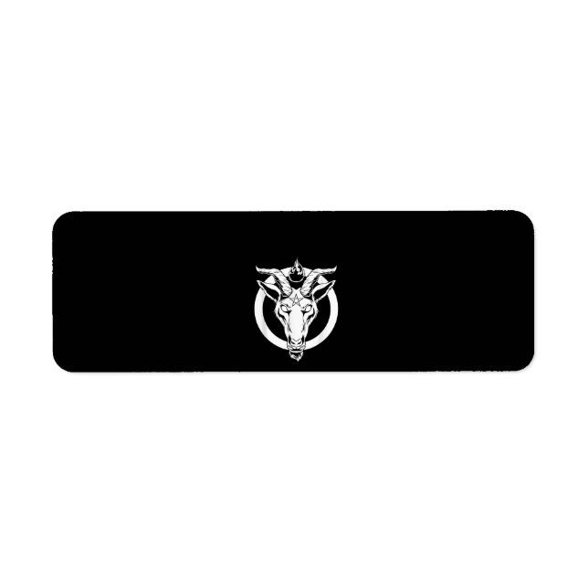 Dark Goat Baphomet, Satanic Lucifer Beelzebub Gesc (Vorne)