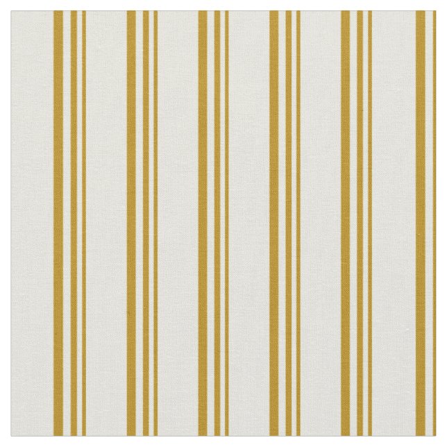 Dark Goldenrod & Beige Muster Stoff (Nahaufnahme)