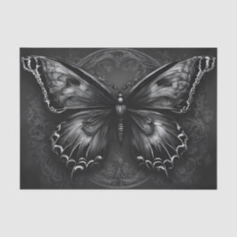 Dark Gothic Butterfly Decoupage Seidenpapier