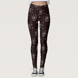 Dark Gothic Christmas Angel Leggings