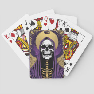 Dark Gothic Death Tarot Card Illustration Spielkarten