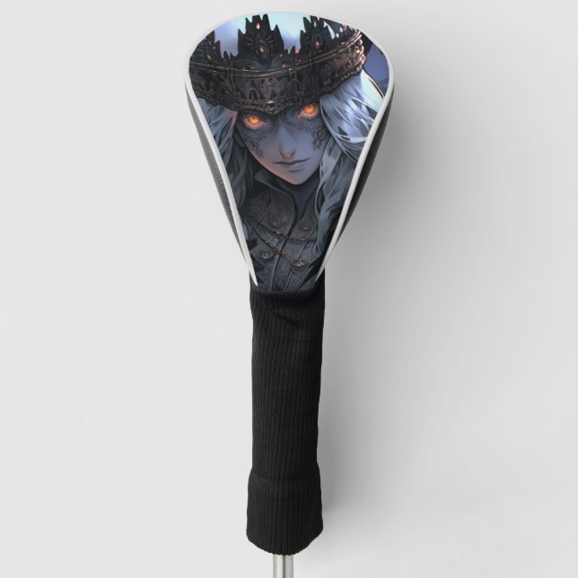 Dark Gothic Fantasy Anime Golf Headcover (Vorderseite)