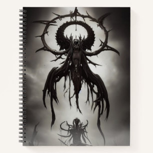 Dark Gothic Horror Art: Dark Omen Notizbuch