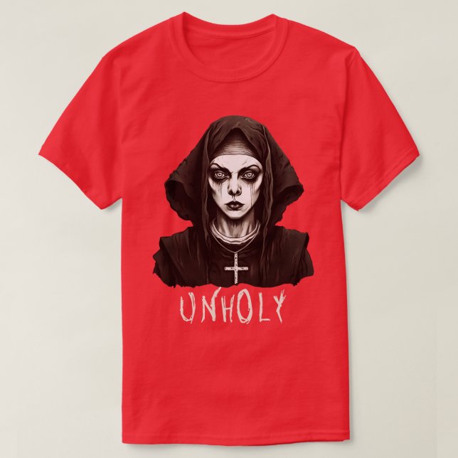 Dark Gothic Satanic Unholy T-Shirt (Design vorne)