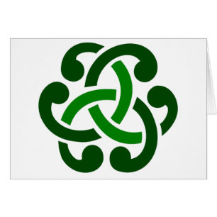 Dark Green Celtic Knot