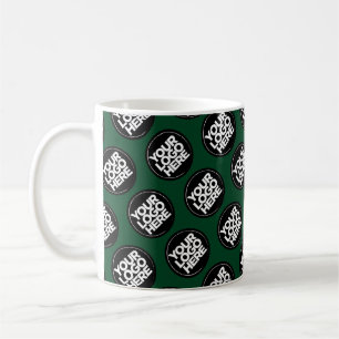 Dark Green Custom Logo Geschäftsmodell Mitarbeiter Kaffeetasse