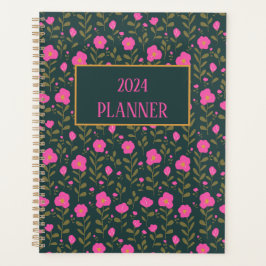 Dark Green Garden Serenade Planner Planer