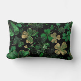 DARK GREEN & GOLD IRISH THEMED GLITTER LOOK LENDENKISSEN