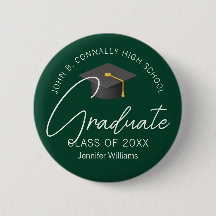 Dark Green Graduate Custom 2025 Abschluss