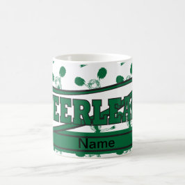 Dark Green personalisiert Cheerleader-Tasse Tasse