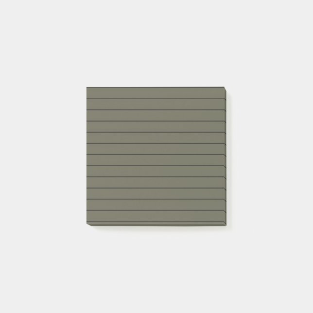 Dark Green Stylish Stationery Post-it Klebezettel (Vorderseite)