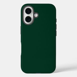 Dark Green Tough iPhone 16 Case