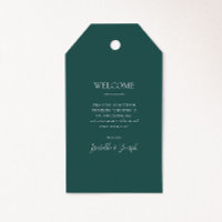 Dark Green Wedding Willkommensschilder