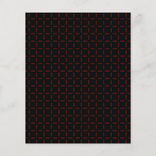 Dark Grid Background - Rot Flyer
