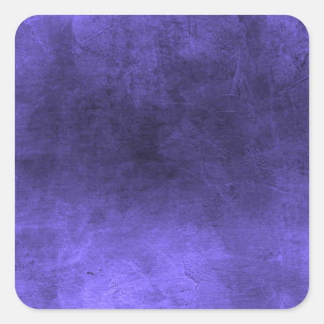Dark Grunge - Indigo Quadratischer Aufkleber (Vorderseite)