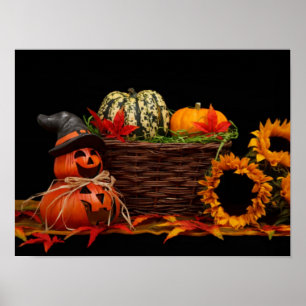 Dark Halloween Design Poster