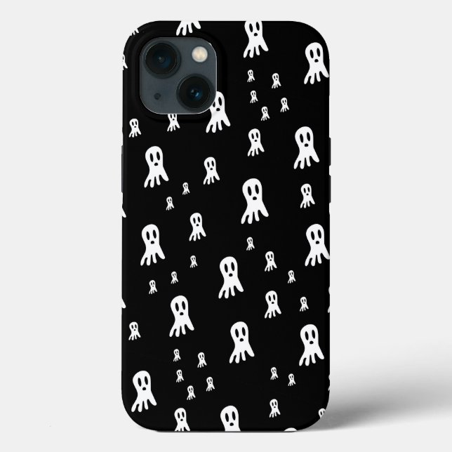 Dark Halloween Ghosts Case-Mate iPhone Hülle (Rückseite)