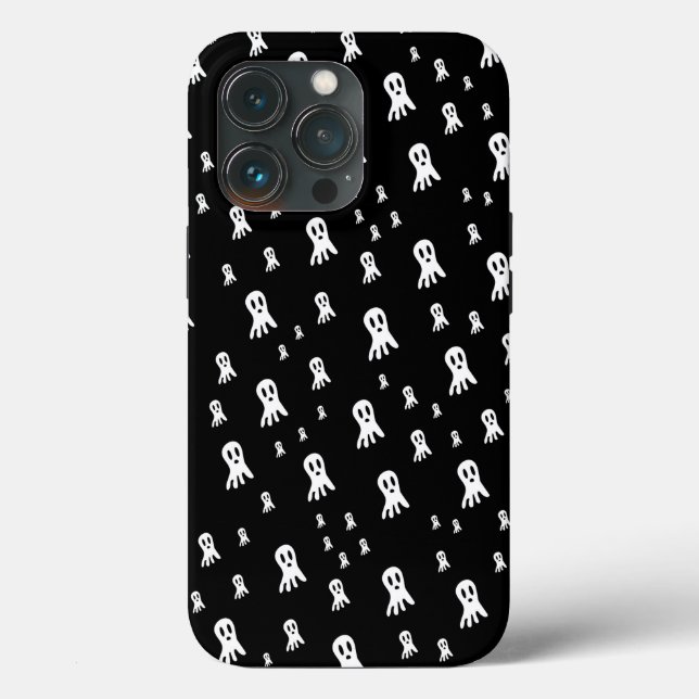 Dark Halloween Ghosts Case-Mate iPhone Hülle (Rückseite)