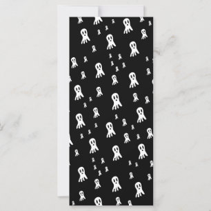 Dark Halloween Ghosts Karte