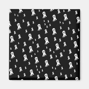 Dark Halloween Ghosts Magnet