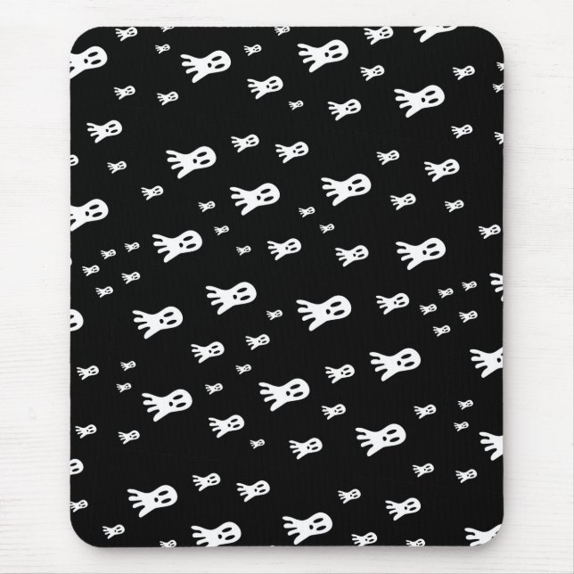 Dark Halloween Ghosts Mousepad (Vorne)