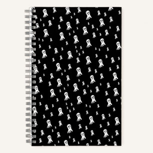 Dark Halloween Ghosts Notizbuch