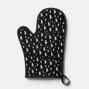 Dark Halloween Ghosts Ofenhandschuh