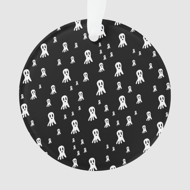 Dark Halloween Ghosts Ornament (Vorderseite)