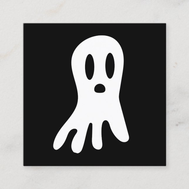 Dark Halloween Ghosts Rabattkarte (Vorderseite)