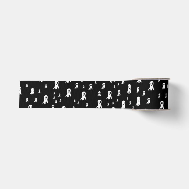 Dark Halloween Ghosts Ripsband (Vorderseite)
