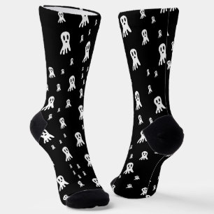 Dark Halloween Ghosts Socken