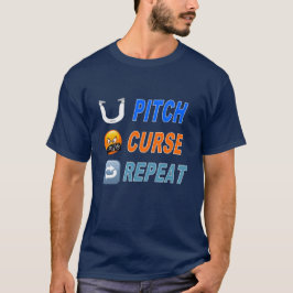 Dark HorseShoe Pitching T-Shirt