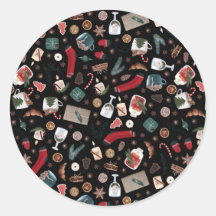 Dark Hygge Weihnachtsmuster