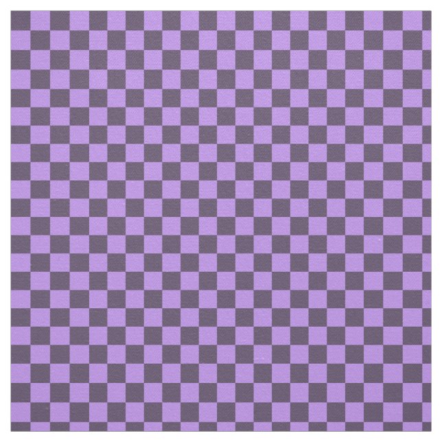 Dark Indigo und Blass Violet Checkerboard Stoff (Muster)