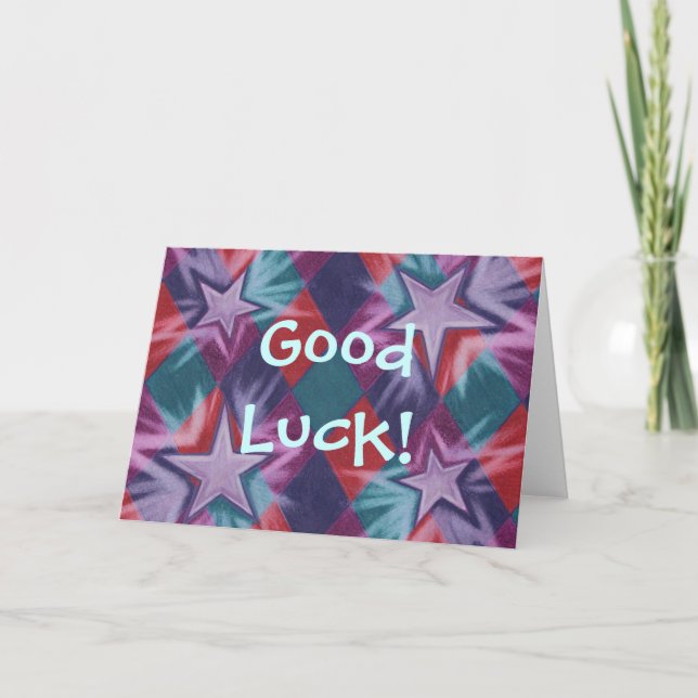 Dark Jester 'Viel Glück'-Grüße-Karte Karte (Vorderseite)