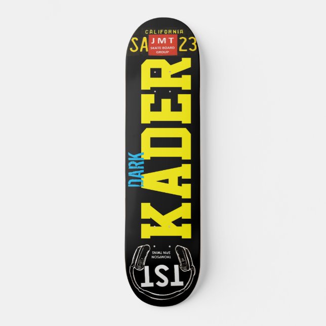 DARK KADER Skateboard (Vorderseite)