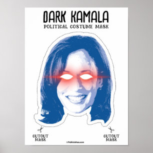 Dark Kamala Kostümmaske Poster