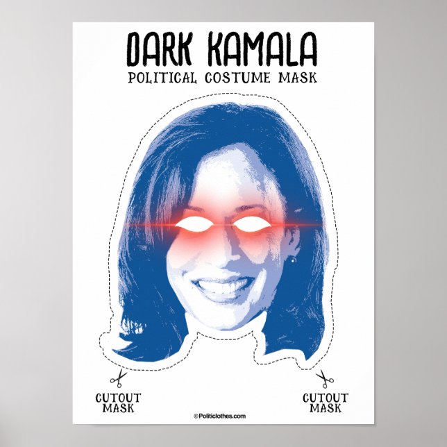 Dark Kamala Kostümmaske Poster (Vorne)