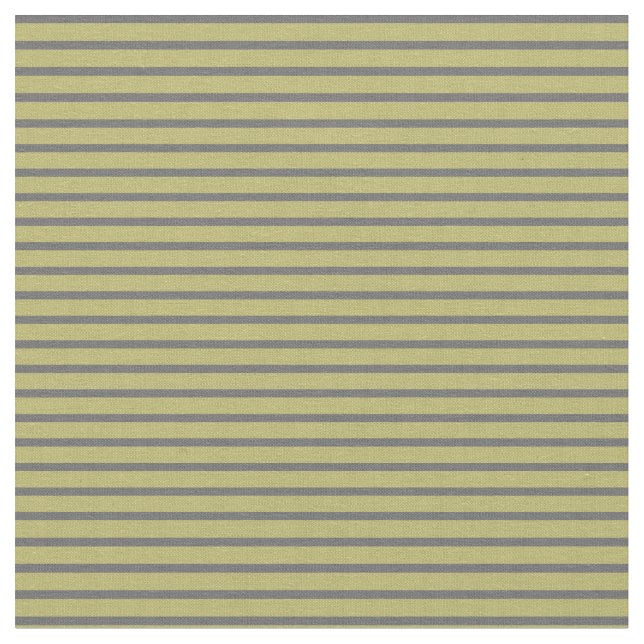 Dark Khaki und Dim Gray Stripes/Lines Muster Stoff (Nahaufnahme)