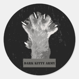Dark Kitty Army Stickers