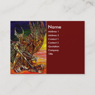 DARK KNIGHT Red Visitenkarte