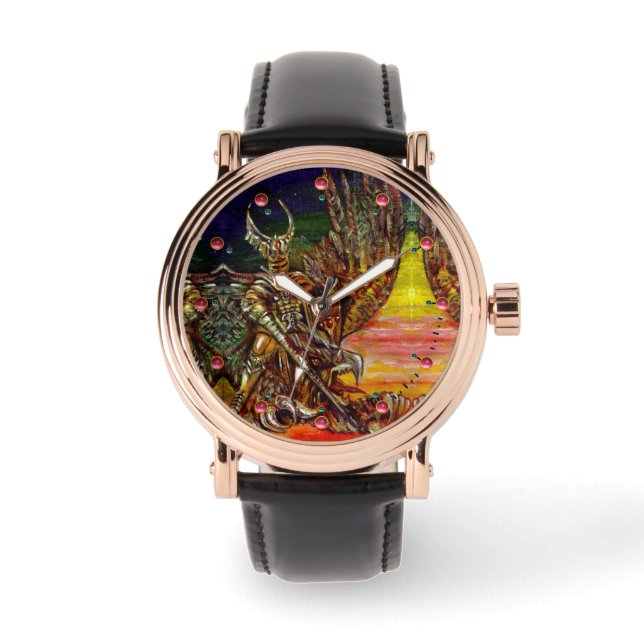 DARK KNIGHT UND DRAGON Fantasy Watch Armbanduhr (Vorderseite)