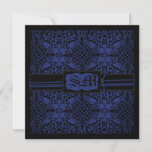 Dark Knight Wedding Invite Square Einladung