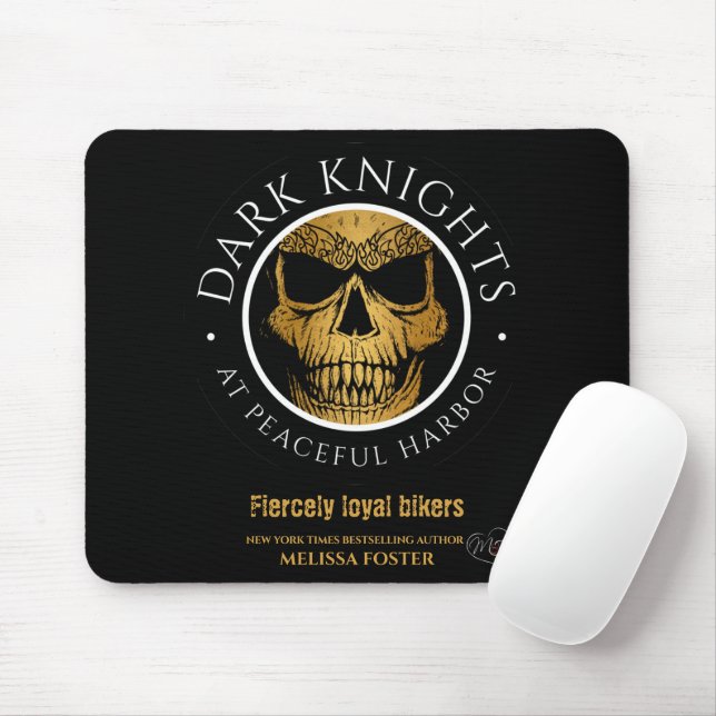Dark Knights Logo Mouse Pad Mousepad (Mit Mouse)