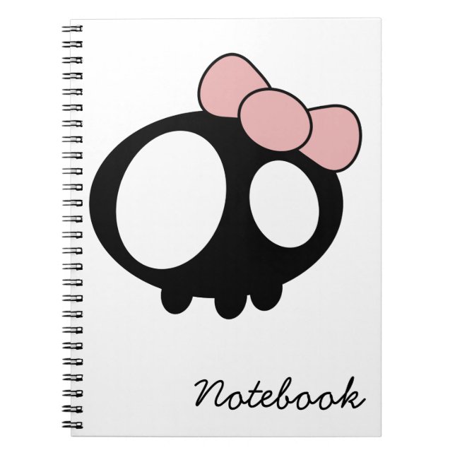 Dark Lady Notebook Notizblock (Vorderseite)