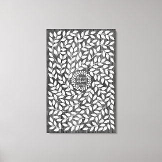 Dark Laurel - 250 Signature Leinwand Guest Book